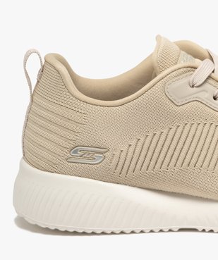 Baskets femme unies en mesh et à rainures - Skechers vue6 - SKECHERS - GEMO