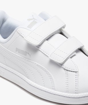 Baskets garçon unies avec double scratch - Puma vue6 - PUMA - GEMO