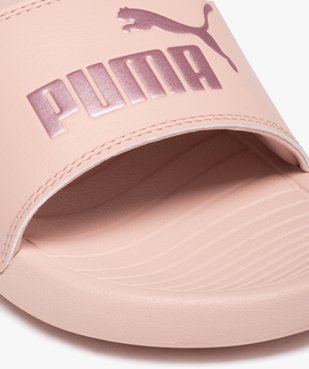 Mules de piscine femme détail métallisé Popcat 20 - Puma  vue6 - PUMA - GEMO