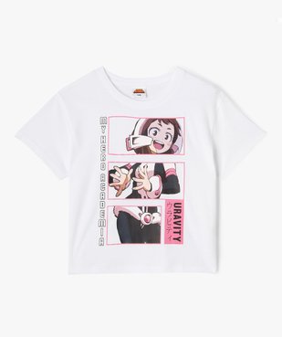 Tee-shirt manches courtes imprimé fille - My Hero Academia vue1 - MYHERO ACADEMIA - GEMO