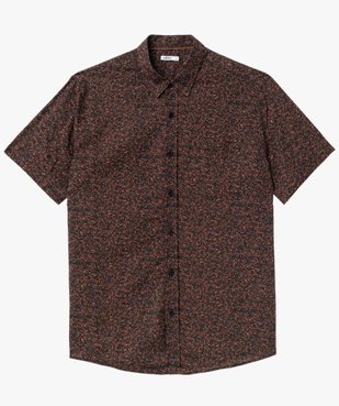 Chemise à manches courtes imprimée homme vue4 - GEMO (HOMME) - GEMO