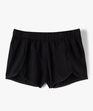 Short fille en viscose légère et taille élastiquée vue1 - GEMO (JUNIOR) - GEMO