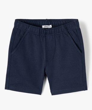 Short garçon en maille à taille élastiquée vue1 - GEMO (ENFANT) - GEMO