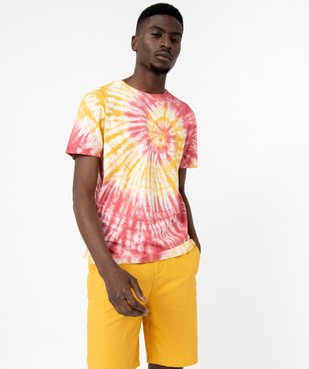 Tee-shirt à manches courtes effet tie and dye homme vue2 - GEMO 4G HOMME - GEMO