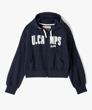 Sweat zippé pour fille - CAMPS UNITED vue2 - CAMPS UNITED - GEMO