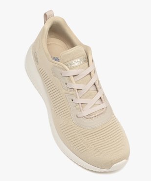 Baskets femme unies en mesh et à rainures - Skechers vue5 - SKECHERS - GEMO