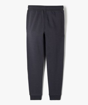 Pantalon de jogging avec intérieur molletonné garçon vue3 - GEMO (JUNIOR) - GEMO