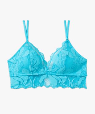 Soutien-gorge triangle en dentelle femme vue4 - GEMO(HOMWR FEM) - GEMO