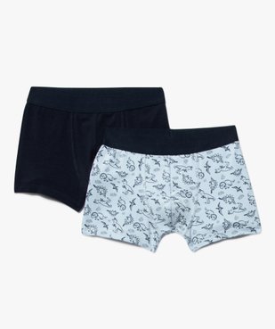 Boxers assortis motif dinosaures garçon (lot de 2) vue2 - GEMO 4G GARCON - GEMO