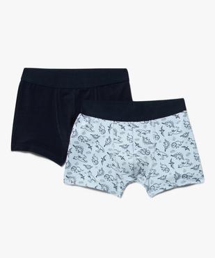 Boxers assortis motif dinosaures garçon (lot de 2) vue1 - GEMO 4G GARCON - GEMO