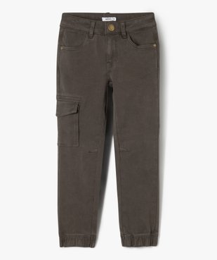 Pantalon cargo regular extensible garçon vue2 - GEMO (ENFANT) - GEMO