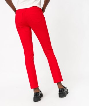 Pantalon coupe Regular taille normale femme vue3 - GEMO 4G FEMME - GEMO