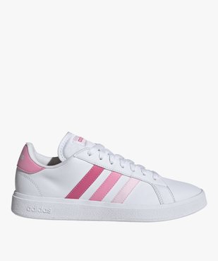 Baskets femme unies à bandes colorées avec lacets – Adidas vue1 - ADIDAS - GEMO