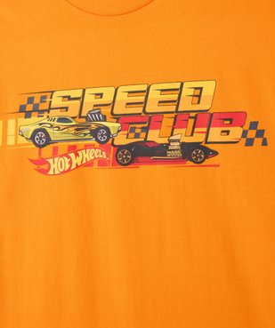 Tee-shirt manches courtes avec motif voiture de course garçon - Hot Wheels vue2 - HOT WHEELS - GEMO