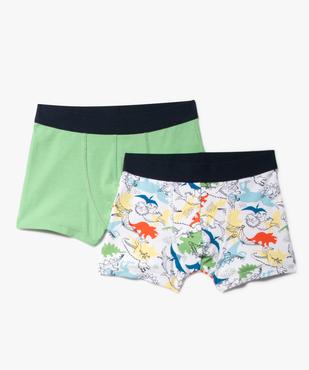 Boxers assortis motif dinosaures  garçon (lot de 2) vue1 - GEMO 4G GARCON - GEMO