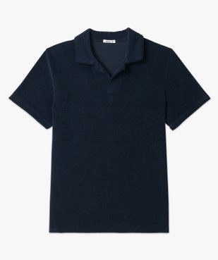 Polo manches courtes en éponge homme vue4 - GEMO (HOMME) - GEMO