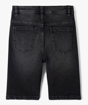 Bermuda garçon en denim stretch vue4 - GEMO (JUNIOR) - GEMO