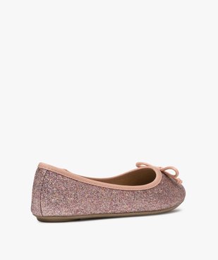 Ballerines fille pailletées avec nœud décoratif vue4 - GEMO (ENFANT) - GEMO