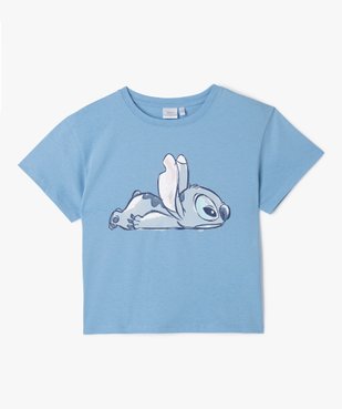 Tee-shirt manches courtes loose imprimé fille - Stitch vue2 - LILO & STITCH - GEMO