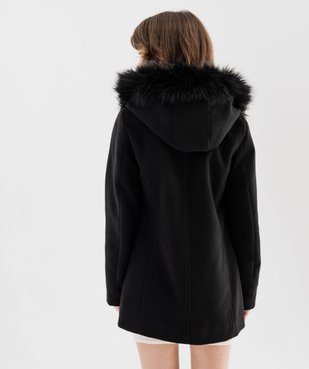 Manteau à capuche avec fermeture asymétrique femme vue3 - GEMO(FEMME PAP) - GEMO