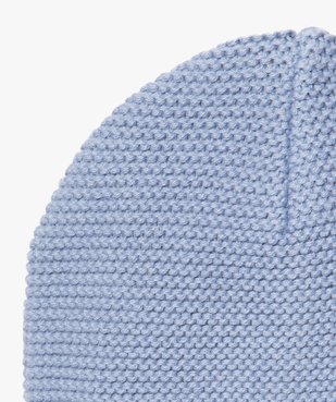 Bonnet bébé de naissance en tricot vue2 - GEMO(BB COUCHE) - GEMO