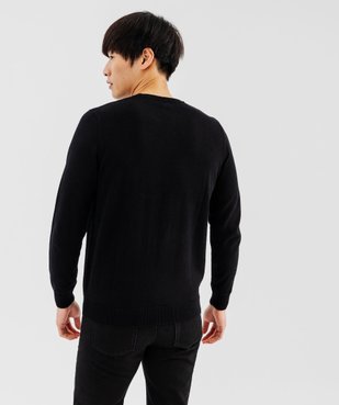 Pull à col rond en coton homme vue7 - GEMO (HOMME) - GEMO