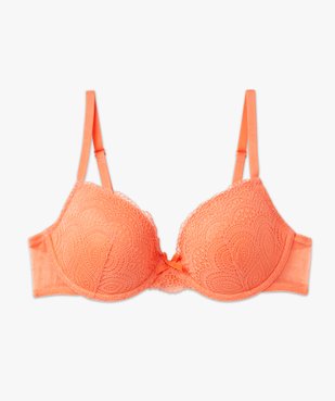 Soutien-gorge corbeille en dentelle à armatures vue4 - GEMO(HOMWR FEM) - GEMO