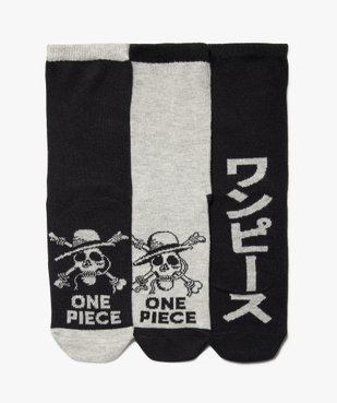 Chaussettes à motif manga garçon (lot de 3) - One piece vue1 - ONE PIECE - GEMO