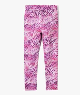 Legging de sport long à taille haute élastiquée fille vue4 - GEMO (ENFANT) - GEMO