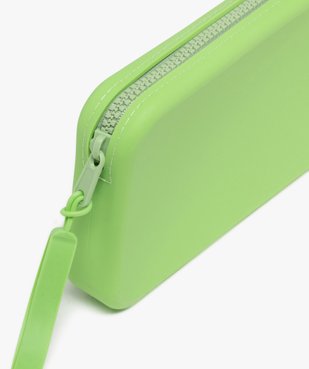 Trousse à maquillage zippée en silicone avec dragonne vue3 - GEMO (ACCESS) - GEMO