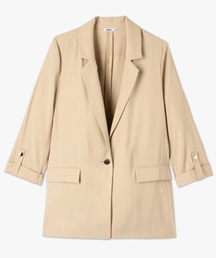 Veste blazer à manches 3/4 femme vue4 - GEMO(FEMME PAP) - GEMO