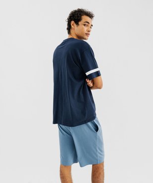 Pyjashort bicolore homme - Camps United vue3 - CAMPS - GEMO