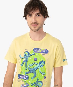 Tee-shirt homme à manches courtes motif XXL - Rick and Morty vue2 - RICK ET MORTY - GEMO