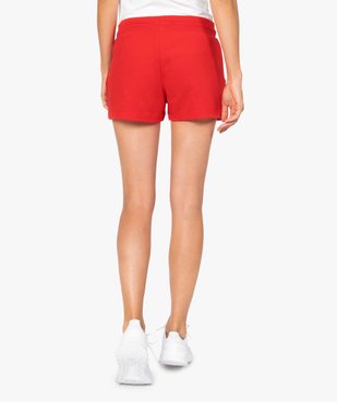 Short de sport femme en maille extensible - Diadora vue3 - DIADORA - GEMO