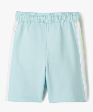 Bermuda en molleton bouclette à taille élastique garçon vue3 - GEMO (ENFANT) - GEMO