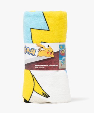 Serviette de bain Pikachu et Carapuce - Pokemon vue3 - POKEMON - GEMO