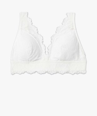 Soutien-gorge triangle grande taille sans armatures en dentelle vue5 - GEMO(HOMWR FEM) - GEMO