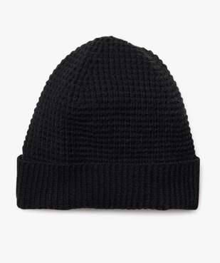 Bonnet à revers doublé polaire homme vue1 - GEMO 4G HOMME - GEMO