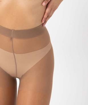 Collant femme en voile effet brillant vue2 - GEMO(HOMWR FEM) - GEMO