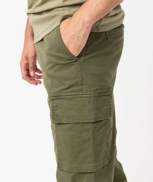 Pantalon cargo coupe Straight homme vue2 - GEMO 4G HOMME - GEMO