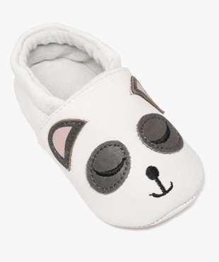 Chaussons de naissance bébé en cuir motifs animaux vue5 - GEMO(BB COUCHE) - GEMO