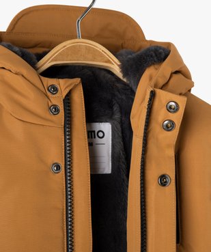 Parka à capuche avec doublure peluche bébé garçon vue6 - GEMO 4G BEBE - GEMO