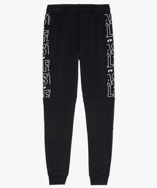 Pantalon de sport garçon avec inscription sur les hanches vue4 - GEMO (JUNIOR) - GEMO