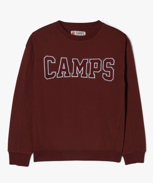 Sweat molletonné avec inscription brodée garçon - Camps United vue1 - CAMPS - GEMO