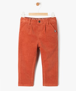 Pantalon en velours bébé garçon - LuluCastagnette vue1 - LULUCASTAGNETTE - GEMO