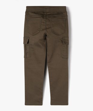 Pantalon multipoches en matière résistante garçon vue4 - GEMO 4G GARCON - GEMO