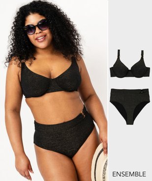 Ensemble de maillot de bain deux pièces grande taille pour femme - GEMO