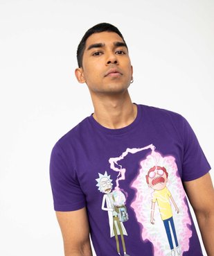 Tee-shirt homme avec motif XXL – Rick and Morty vue2 - RICK ET MORTY - GEMO