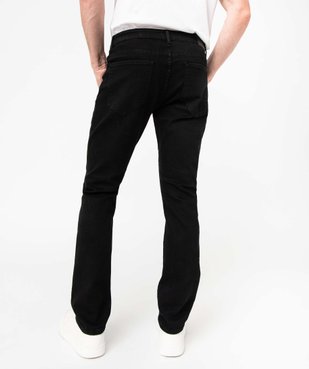 Jean homme straight en coton stretch vue3 - GEMO (HOMME) - GEMO