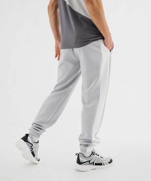 Pantalon de jogging en maille extensible homme vue3 - GEMO (HOMME) - GEMO